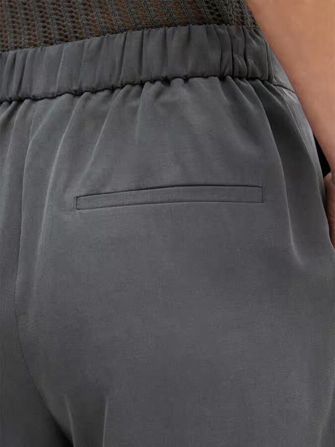 Marc O'Polo Korte wide fit culotte van mix van lyocell en linnen