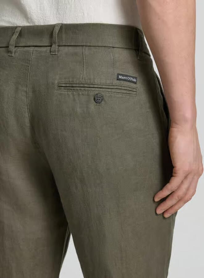 Marc O'Polo Linnen broek model 'OSBY JOGGER PLEATS'