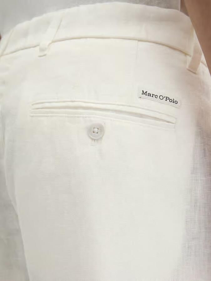 Marc O'Polo Linnen broek model 'OSBY JOGGER PLEATS'