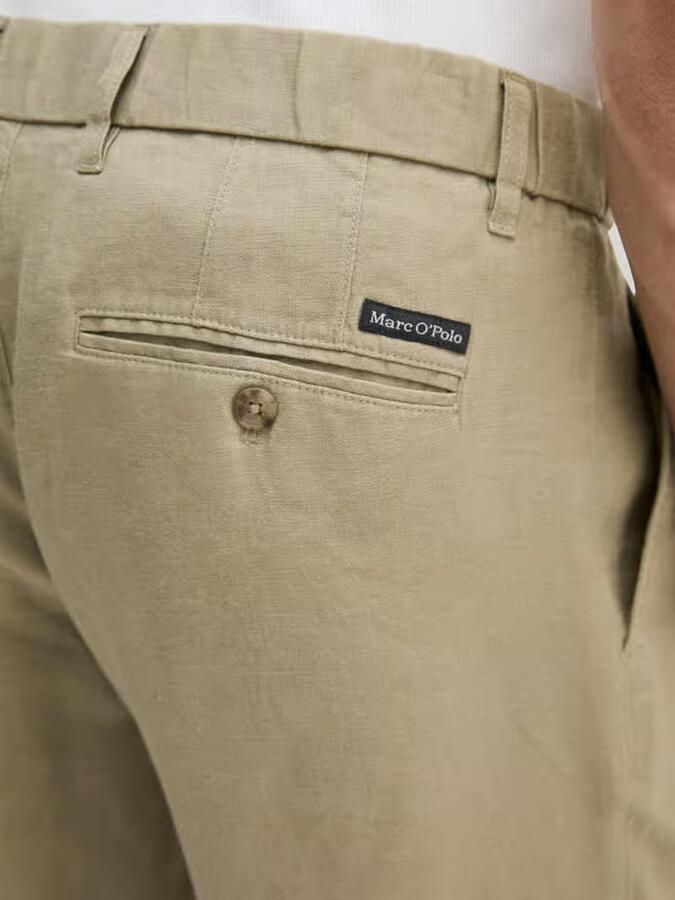 Marc O'Polo Linnen broek model 'OSBY JOGGER PLEATS'