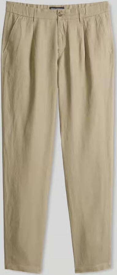 Marc O'Polo Linnen broek model 'OSBY JOGGER PLEATS' - Foto 2