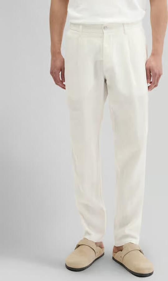 Marc O'Polo Linnen broek model 'OSBY JOGGER PLEATS' - Foto 2