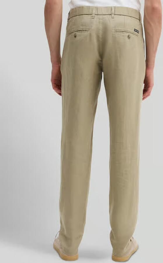 Marc O'Polo Linnen broek model 'OSBY JOGGER PLEATS'