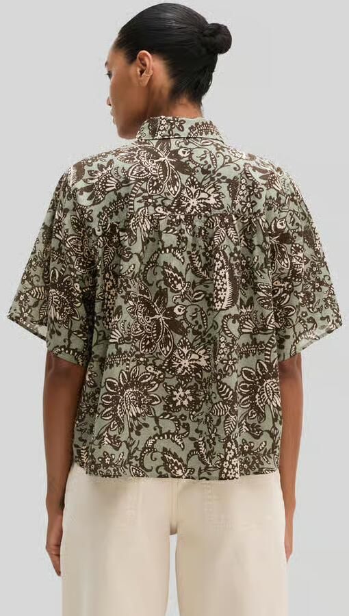 Marc O'Polo loose fit blouse van puur katoen - Foto 2