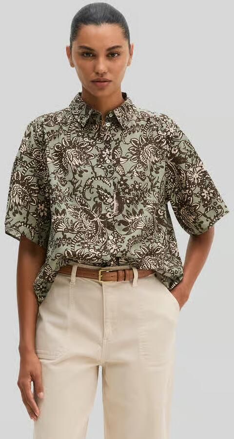 Marc O'Polo loose fit blouse van puur katoen - Foto 3