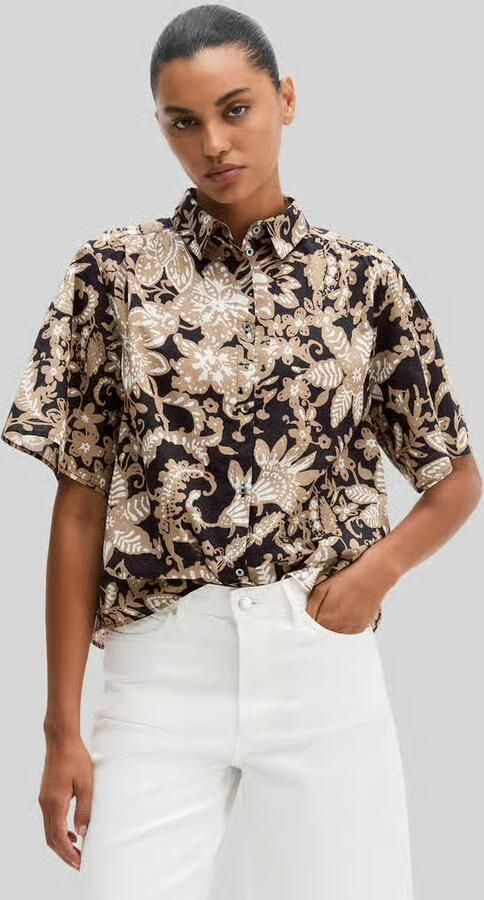 Marc O'Polo loose fit blouse van puur katoen - Foto 4