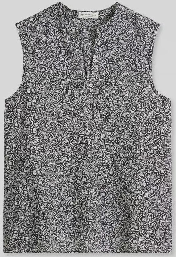 Marc O'Polo loose fit blousetop van puur katoen - Foto 2