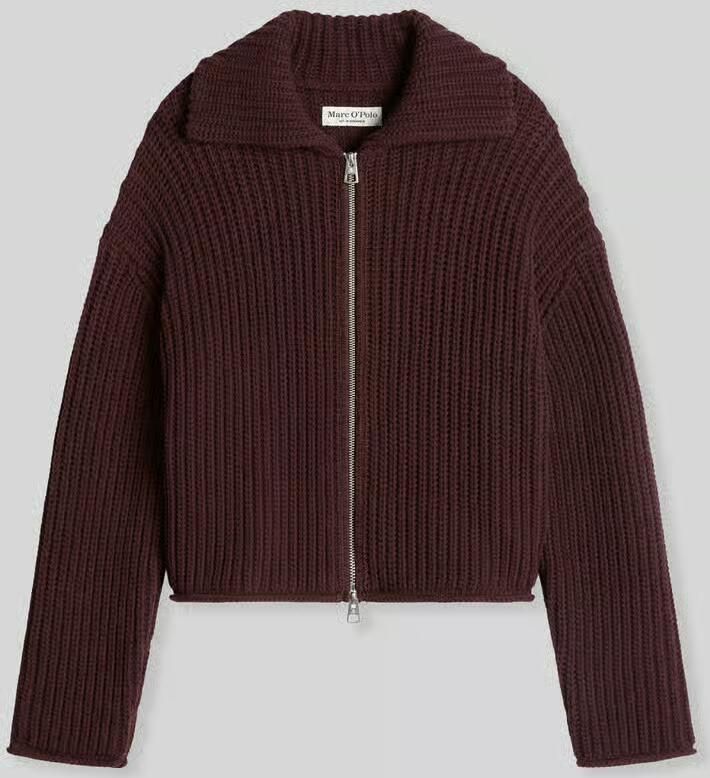 Marc O'Polo Loose fit cardigan van katoenmix
