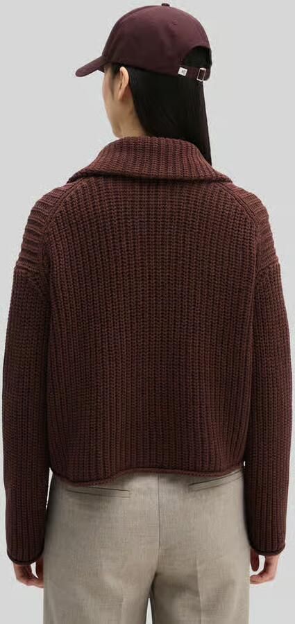 Marc O'Polo Loose fit cardigan van katoenmix - Foto 3