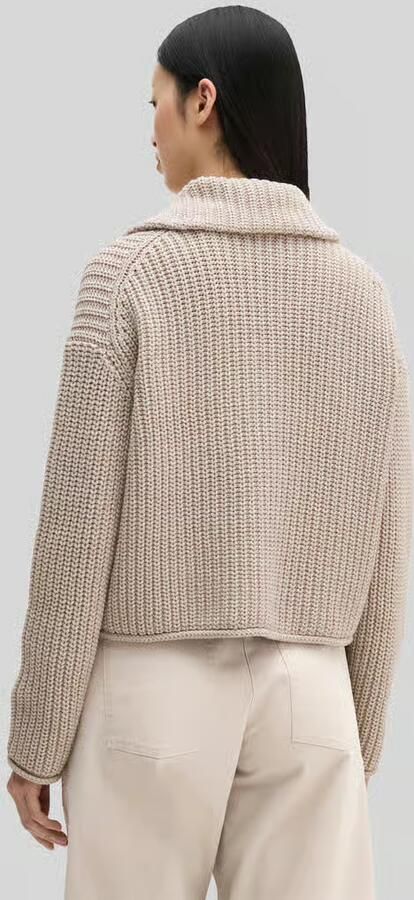 Marc O'Polo Loose fit cardigan van katoenmix - Foto 3