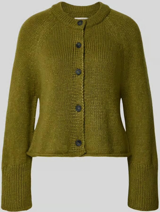Marc O'Polo Loose fit cardigan van scheerwolmix
