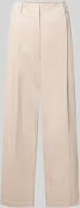 Marc O'Polo Loose fit corduroy broek van puur katoen met bandplooien