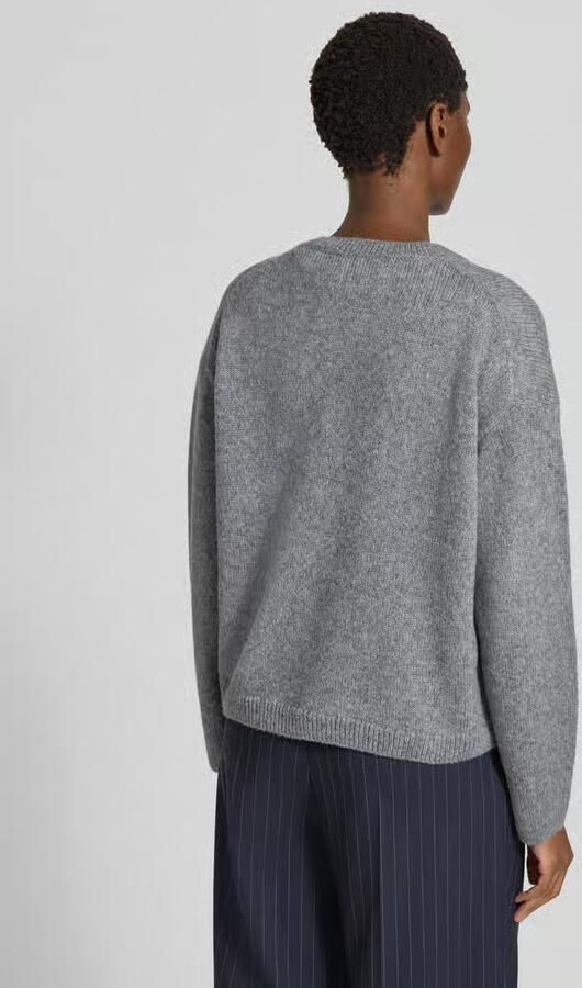 Marc O'Polo Loose fit gebreide pullover van scheerwolmix
