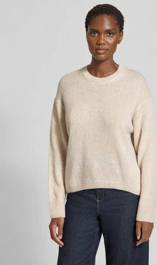 Marc O'Polo Loose fit gebreide pullover van scheerwolmix - Foto 2