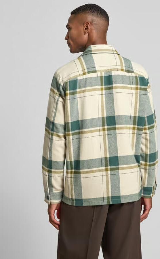 Marc O'Polo Loose fit overhemdjack van puur katoen