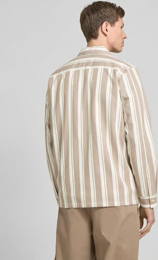 Marc O'Polo Loose fit overshirt van een stabiele katoenmix