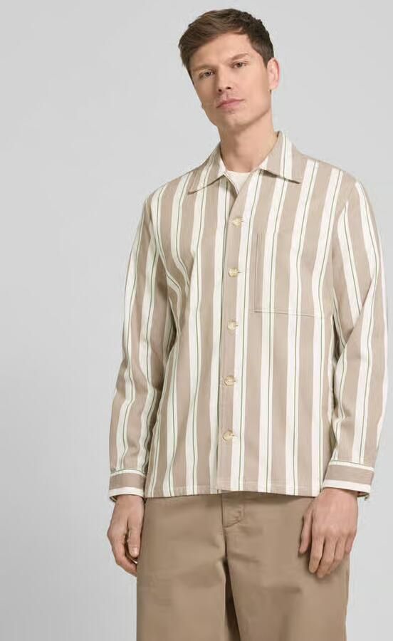 Marc O'Polo Loose fit overshirt van een stabiele katoenmix - Foto 2
