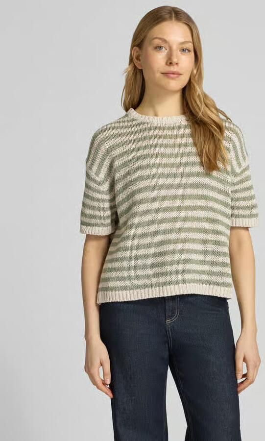 Marc O'Polo loose fit pullover van katoenmix - Foto 4