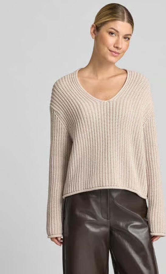 Marc O'Polo loose fit pullover van katoenmix - Foto 3