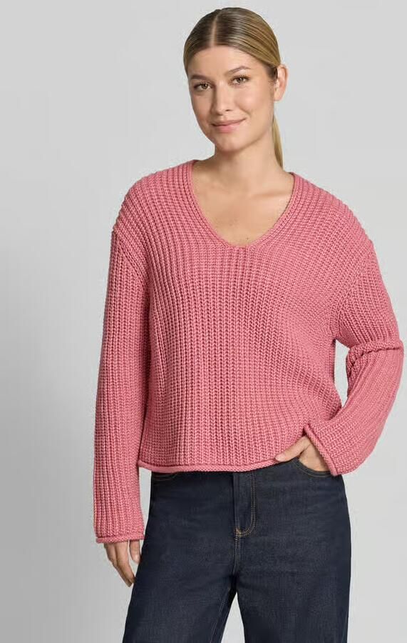 Marc O'Polo loose fit pullover van katoenmix - Foto 2