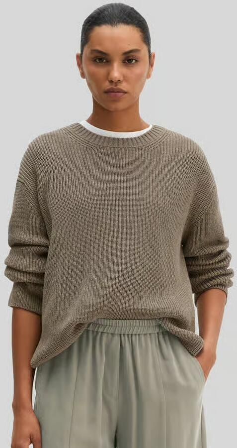 Marc O'Polo Loose fit pullover van puur katoen - Foto 2