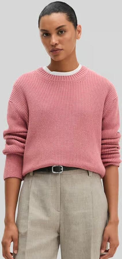 Marc O'Polo Loose fit pullover van puur katoen - Foto 3