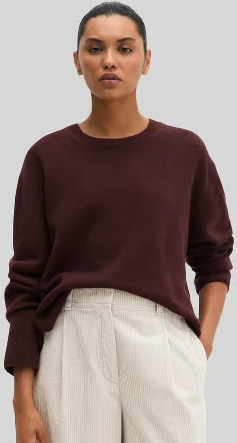 Marc O'Polo Loose fit pullover van zuivere wol - Foto 2