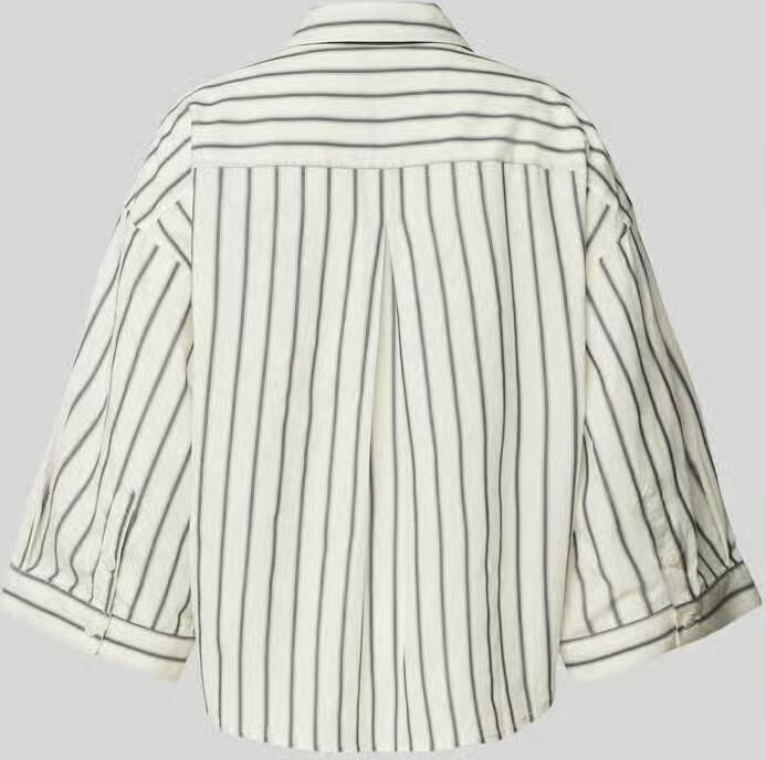 Marc O'Polo Overhemdblouse Mix & Match Poplin Overhemdblouse met extra wijde mouwen en doorlopende knoopsluiting
