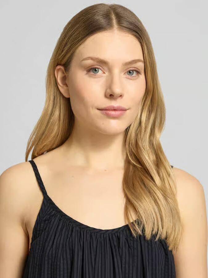 Marc O'Polo loose fit strandjurk van mix van viscose en katoen