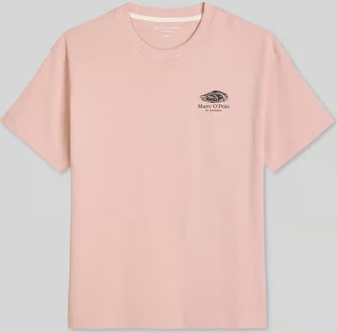 Marc O'Polo Loose fit t-shirt van 100% katoen met rugprint - Foto 2