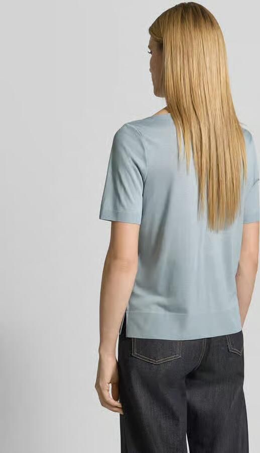 Marc O'Polo Loose fit T-shirt van mix van katoen en lyocell