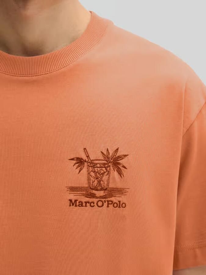 Marc O'Polo Loose fit T-shirt van puur katoen