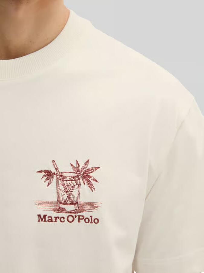Marc O'Polo Loose fit T-shirt van puur katoen