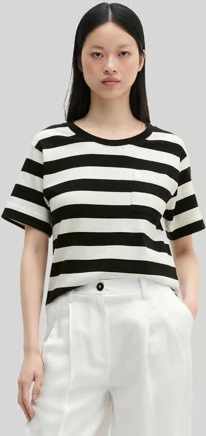 Marc O'Polo Loose fit T-shirt van puur katoen - Foto 3