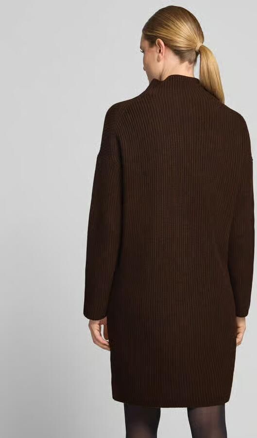 Marc O'Polo Loose fit tricotjurk van wolmix - Foto 2
