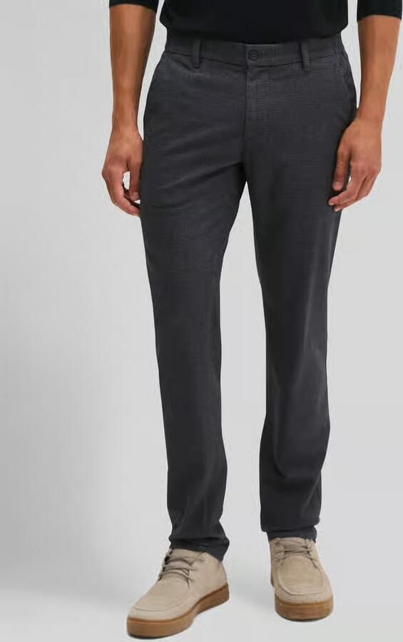 Marc O'Polo Mid waist broek met bandplooi model 'Stig' - Foto 2