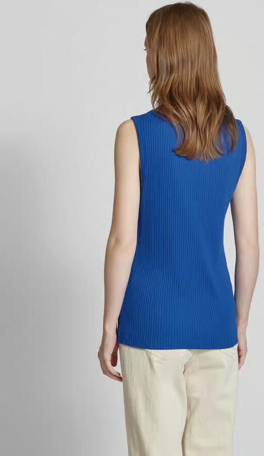 Marc O'Polo Nauwsluitende tanktop van katoenmix met logostitching