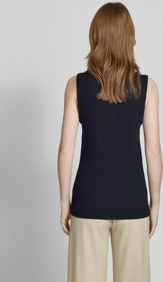 Marc O'Polo Nauwsluitende tanktop van katoenmix met logostitching
