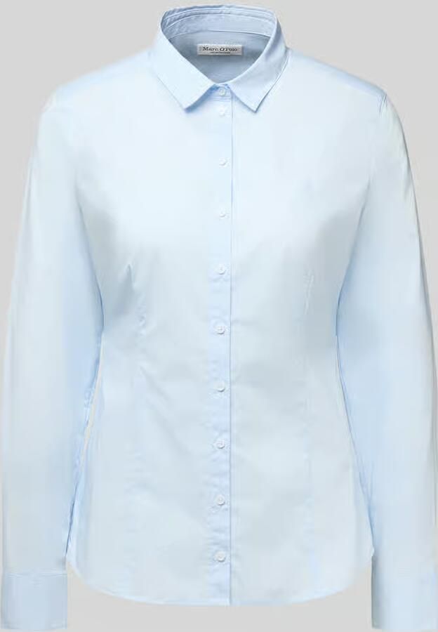 Marc O'Polo Overhemdblouse van katoenmix