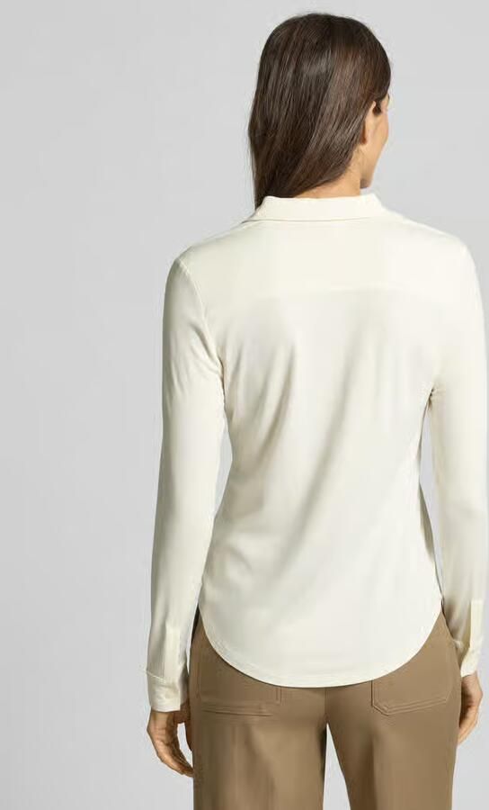 Marc O'Polo Overhemdblouse van viscosemix met platte kraag - Foto 6