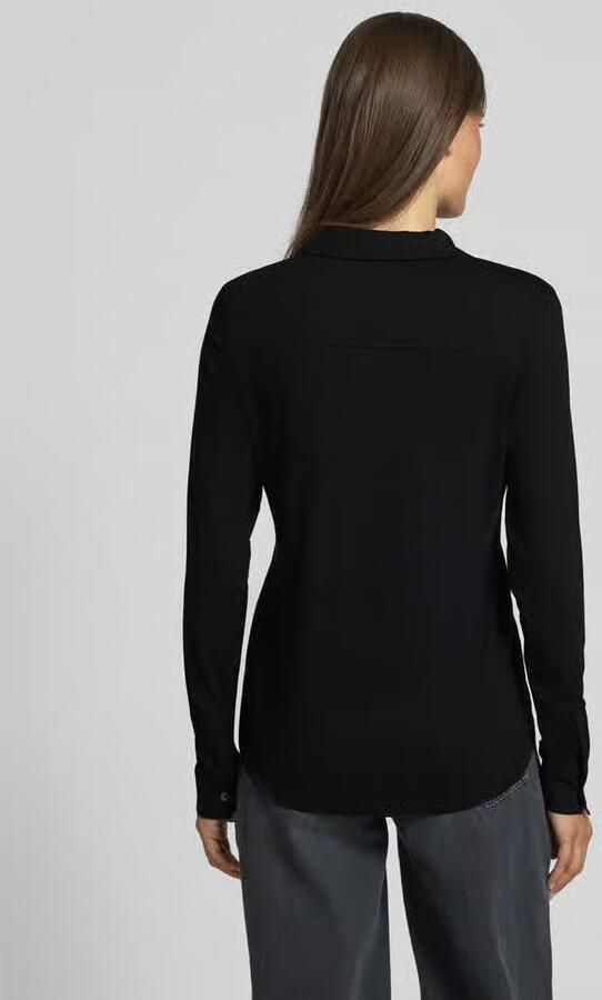 Marc O'Polo Overhemdblouse van viscosemix met platte kraag