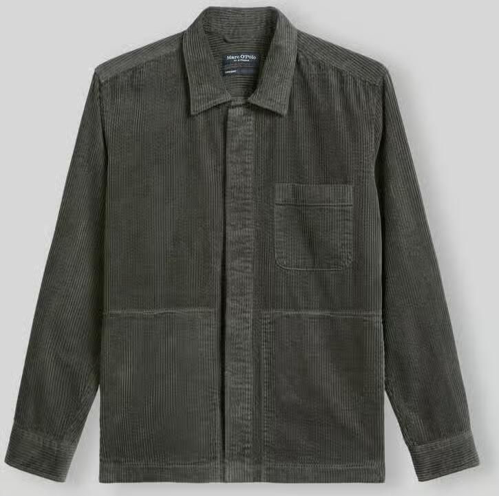 Marc O'Polo Oversized cordoverhemd met wol