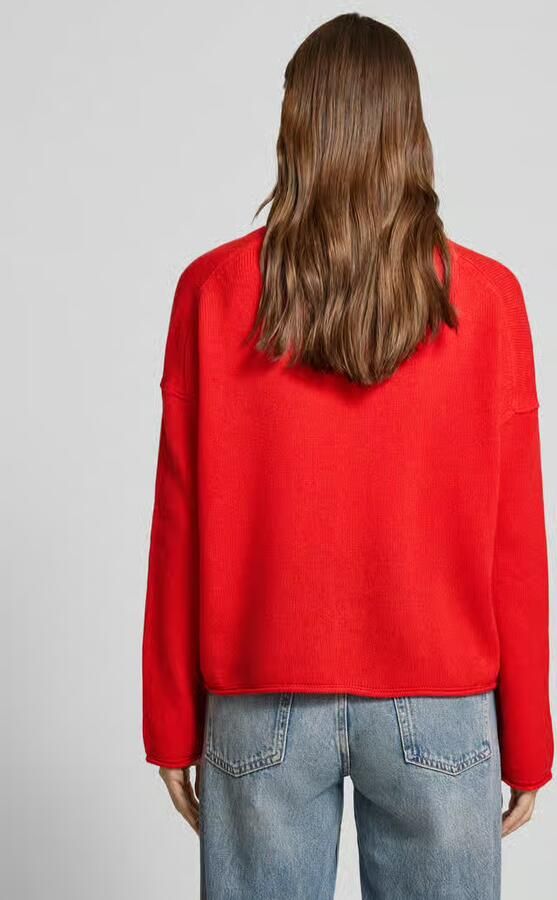 Marc O'Polo Oversized gebreid jack van pure scheerwol