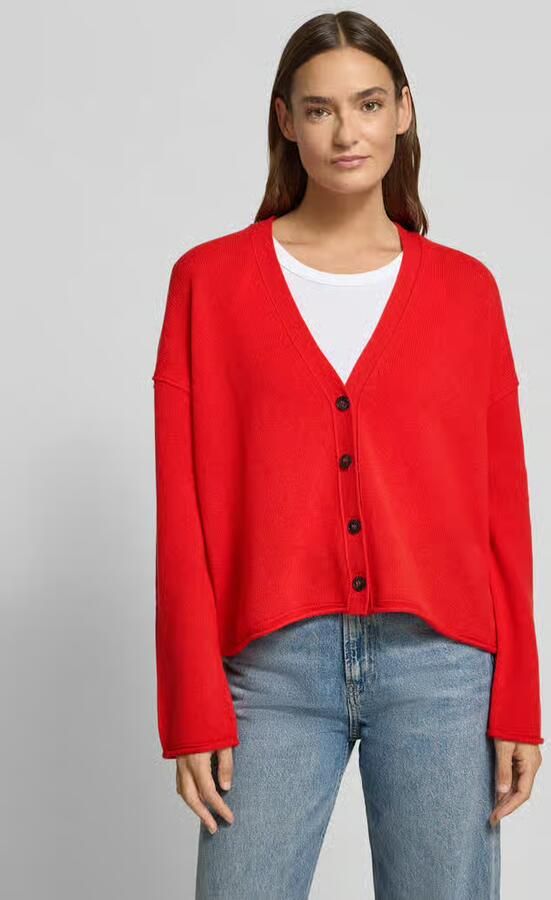 Marc O'Polo Oversized gebreid jack van pure scheerwol - Foto 2
