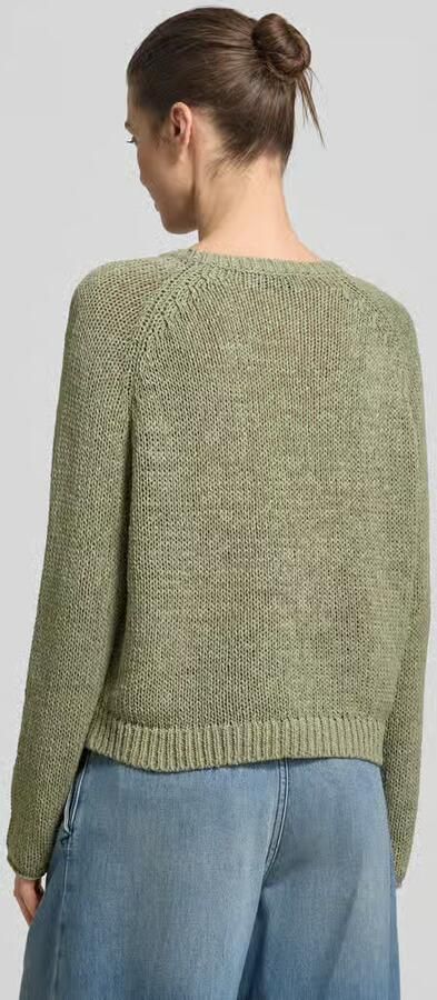 Marc O'Polo Oversized gebreide pullover van katoenmix - Foto 3