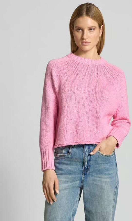 Marc O'Polo Oversized gebreide pullover van katoenmix - Foto 3