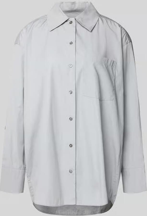 Marc O'Polo Oversized overhemdblouse van puur katoen - Foto 2