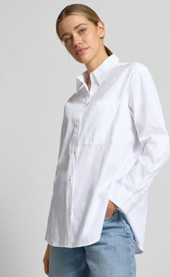 Marc O'Polo Oversized overhemdblouse van puur katoen