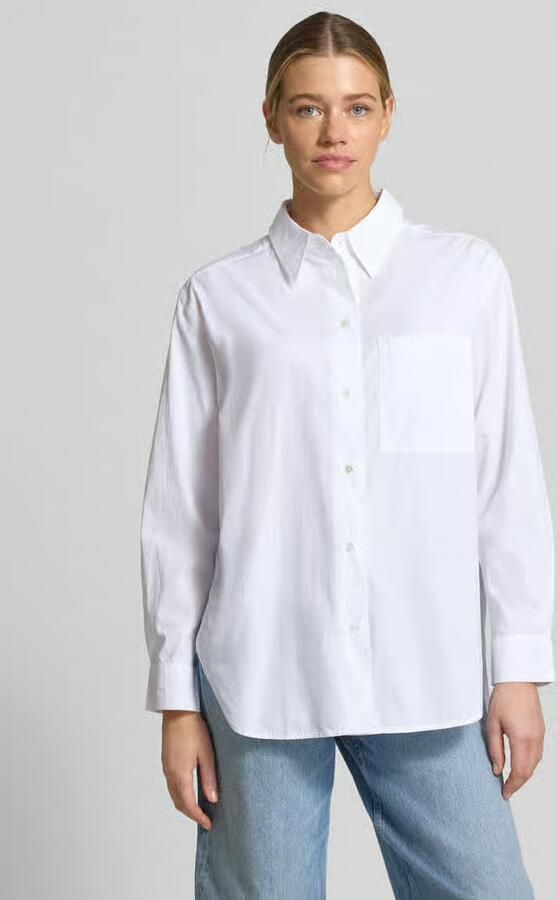 Marc O'Polo Oversized overhemdblouse van puur katoen - Foto 3