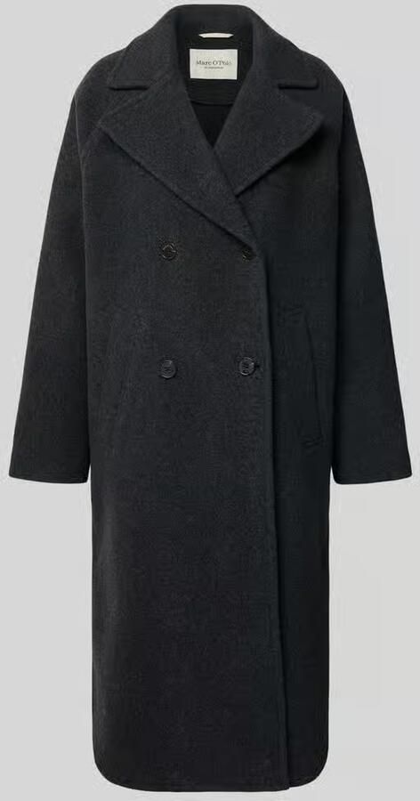 Marc O'Polo Oversized wollen jas met reverskraag
